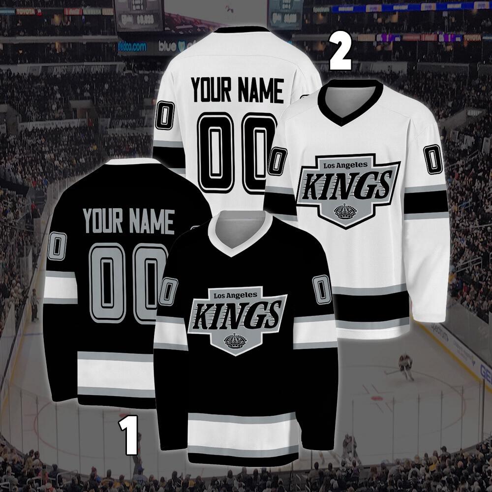 Personalized Los Angeles Kings Hockey Jersey, Jersey For Men With Your Team Name, Fan Hockey Jersey