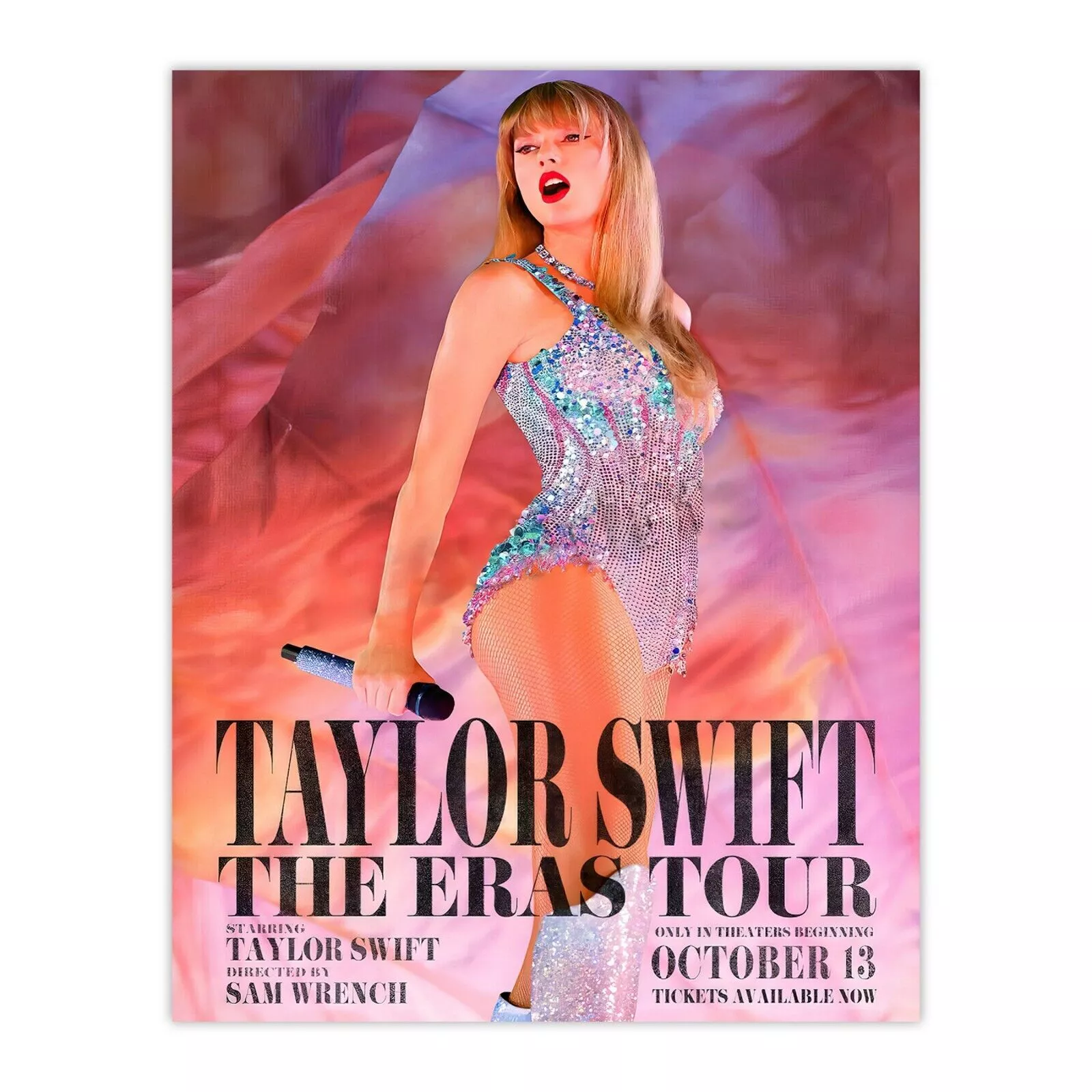Taylorr Swifts The Erass Tourr Poster