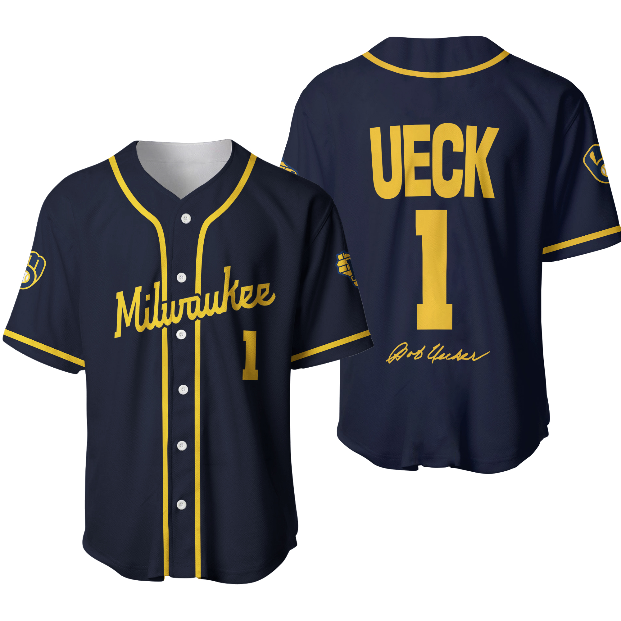 Bob Uecker 1934-2025 Memories Baseball Jersey