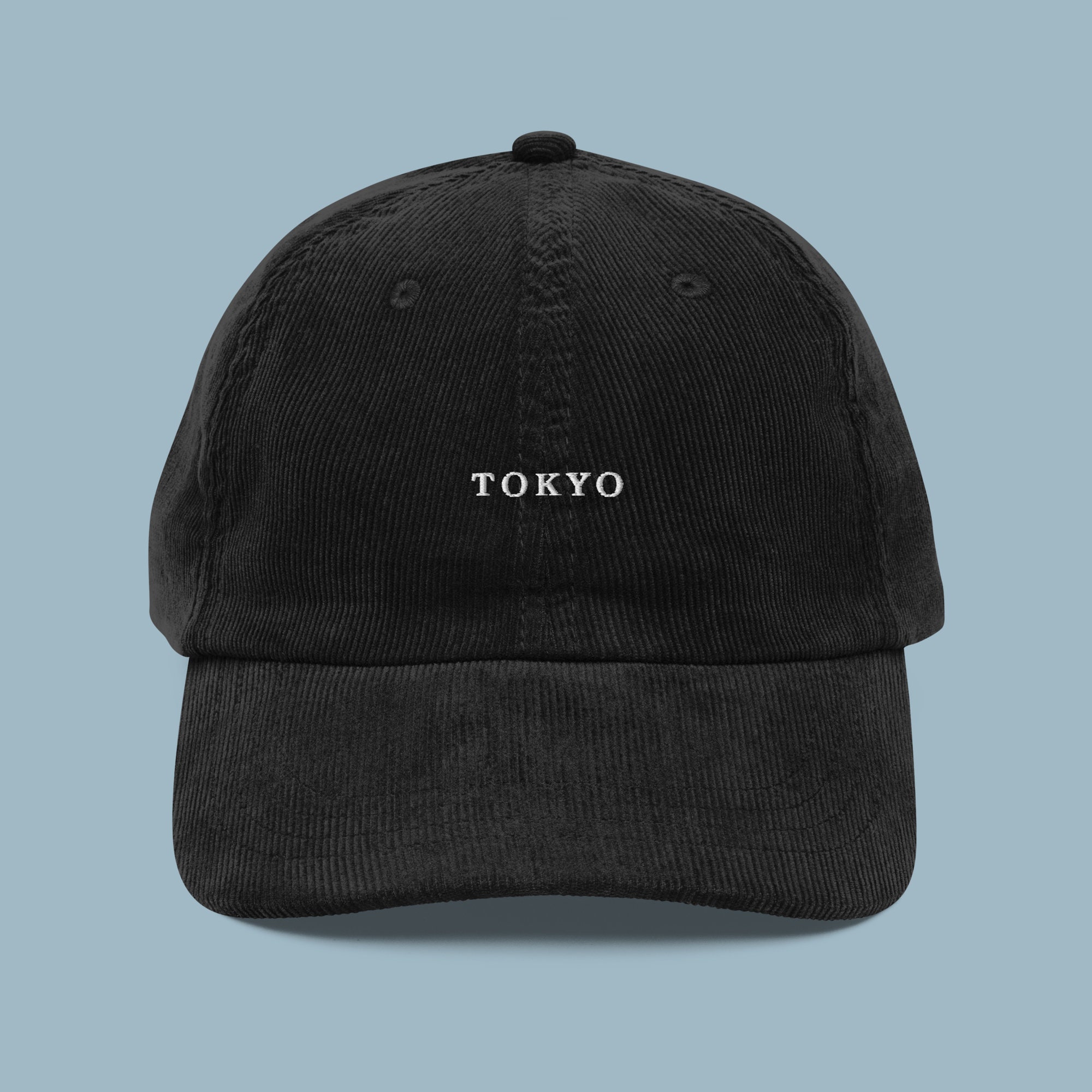 Tokyo, Japan Embroidered Corduroy Hat
