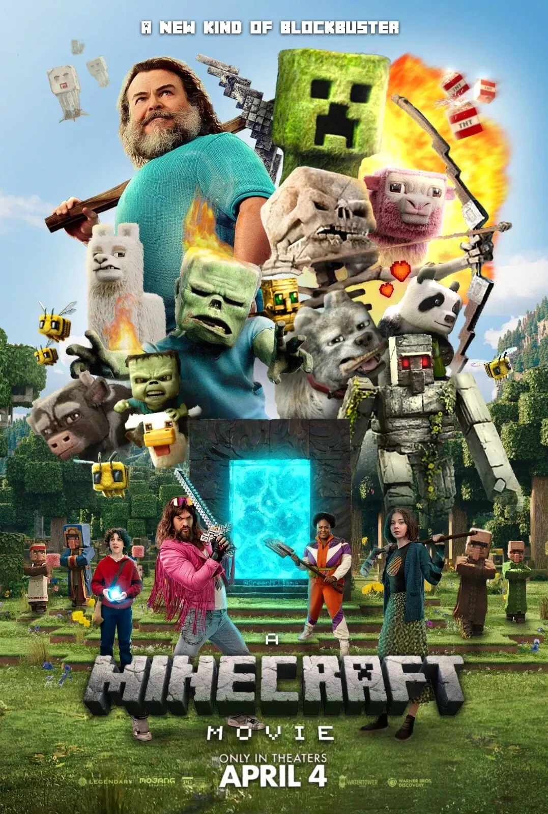 A Minecraft Movie Poster (2025)