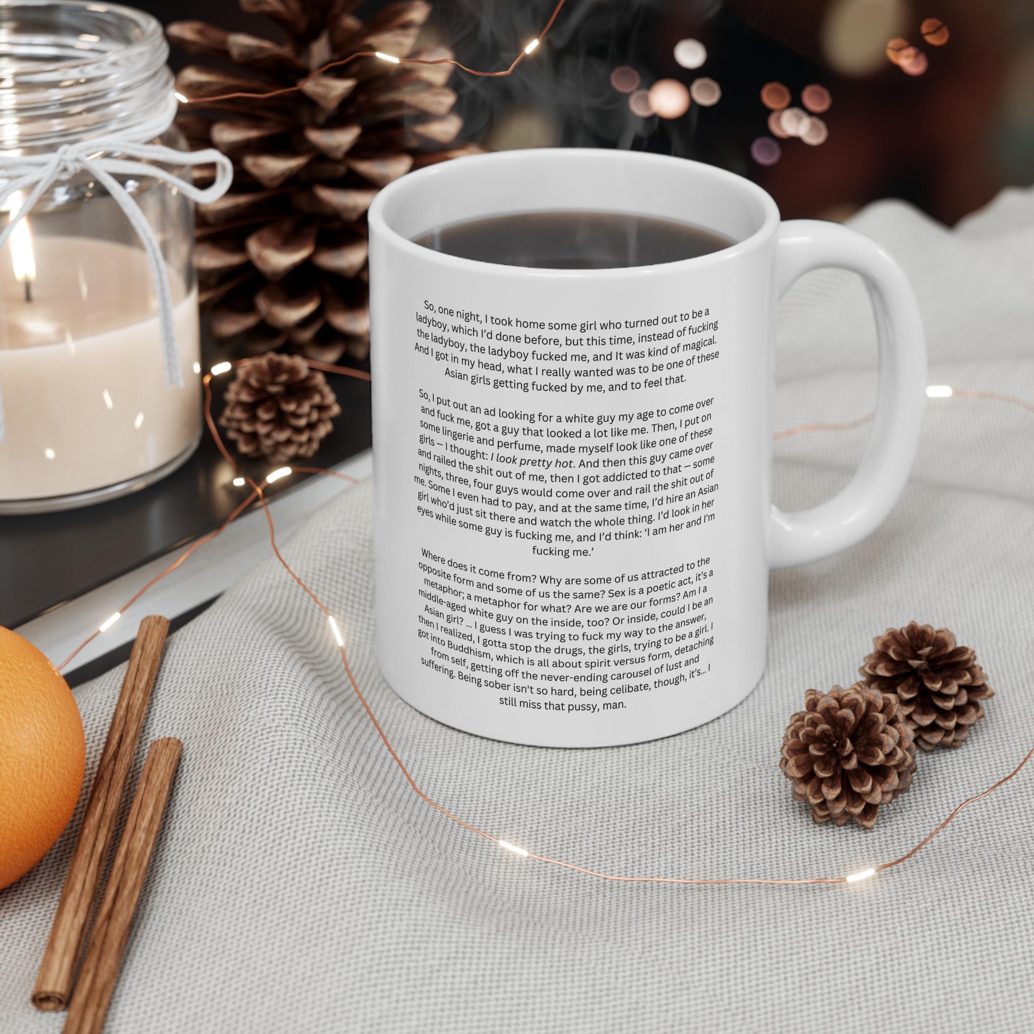 White Lotus Sam Rockwell Thailand Speech 11oz Coffee Mug, Inspirational Mug