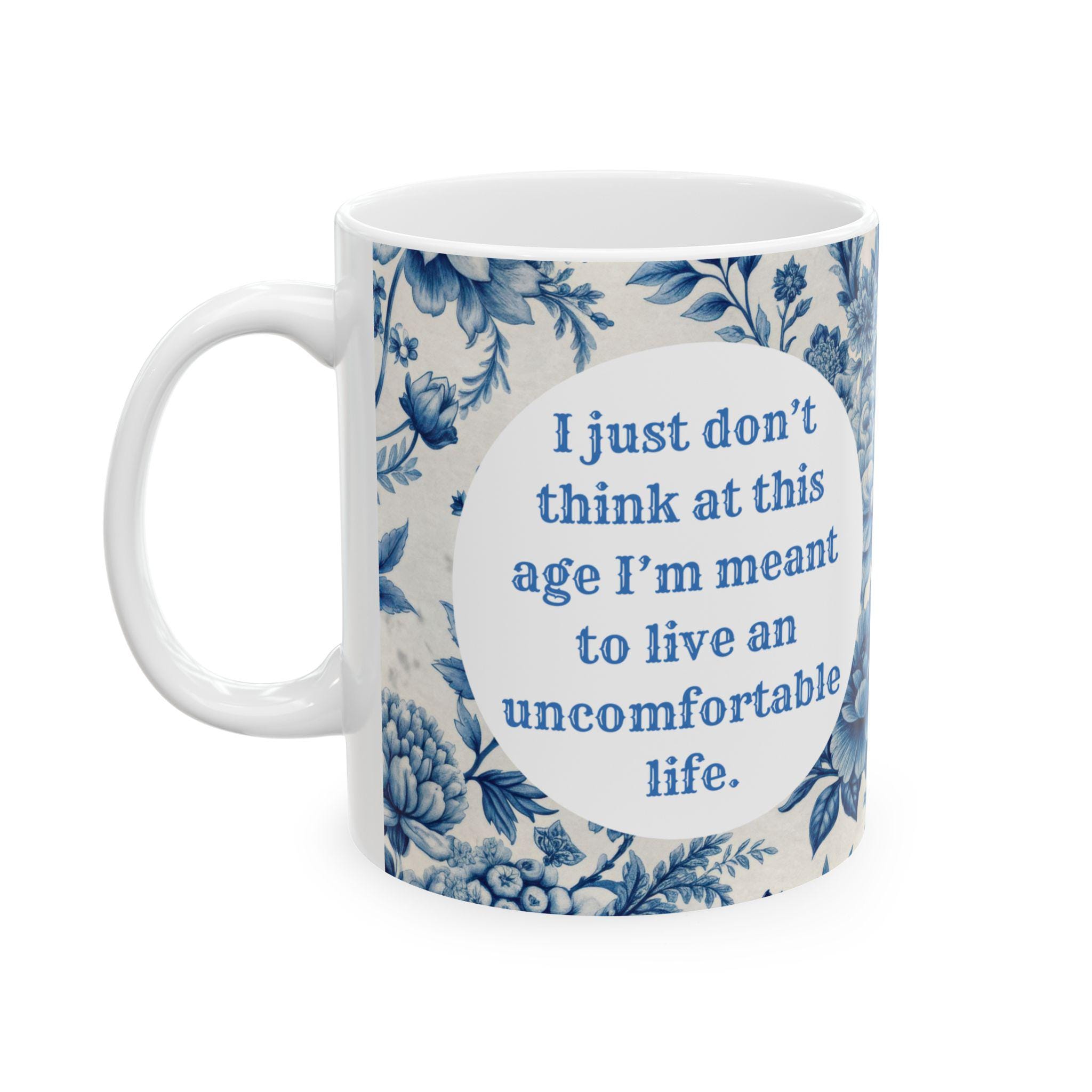 Uncomfortable Life White Lotus Inspired Mug, Gift For Tv Show Fans Coffee Cup