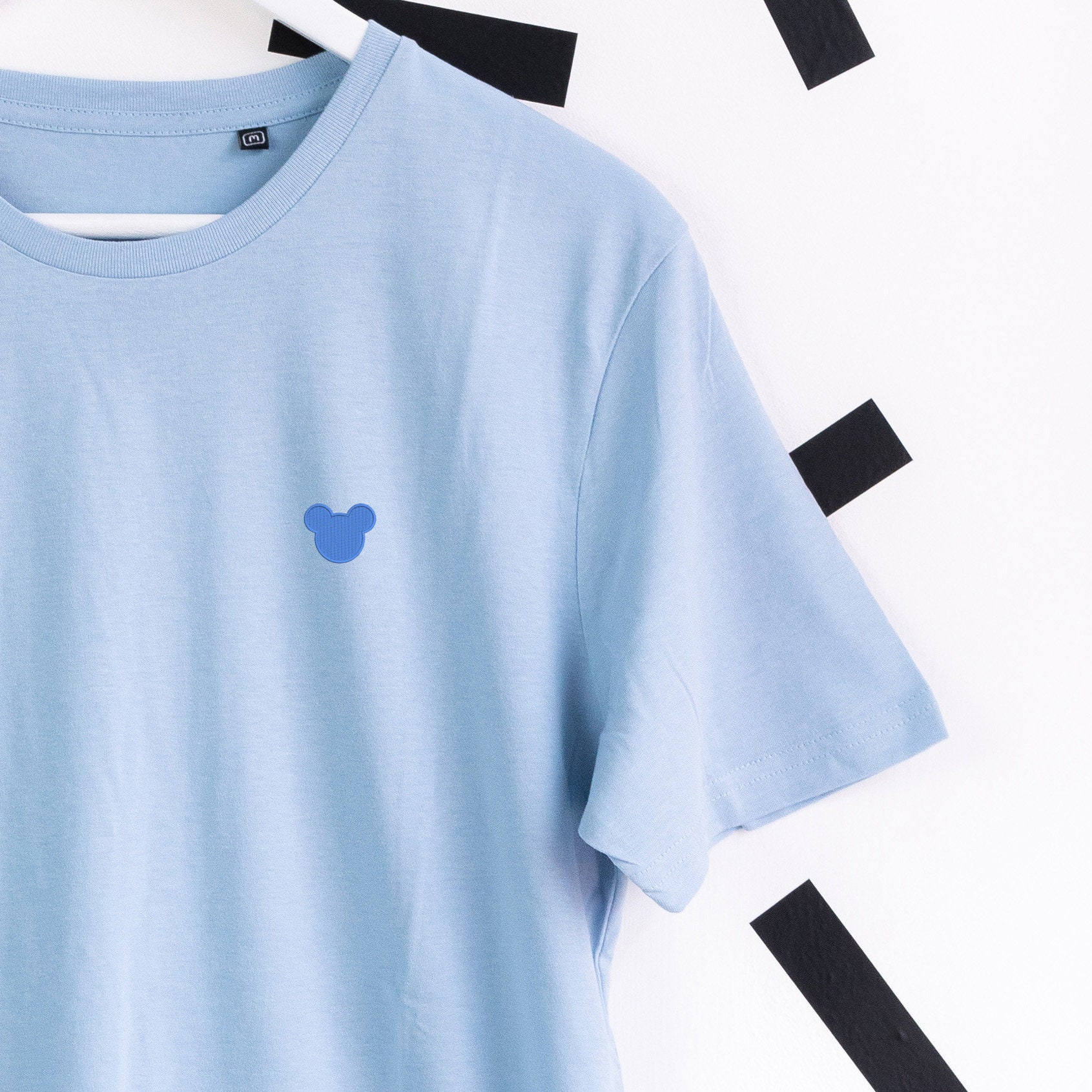 Minimal Mickeyy Embroidered T-shirt -