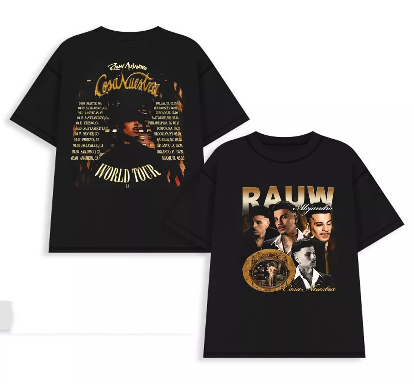 Rauw Alejandro Cosa Nuestra Tour Shirt, Rauw Alejandro 2025