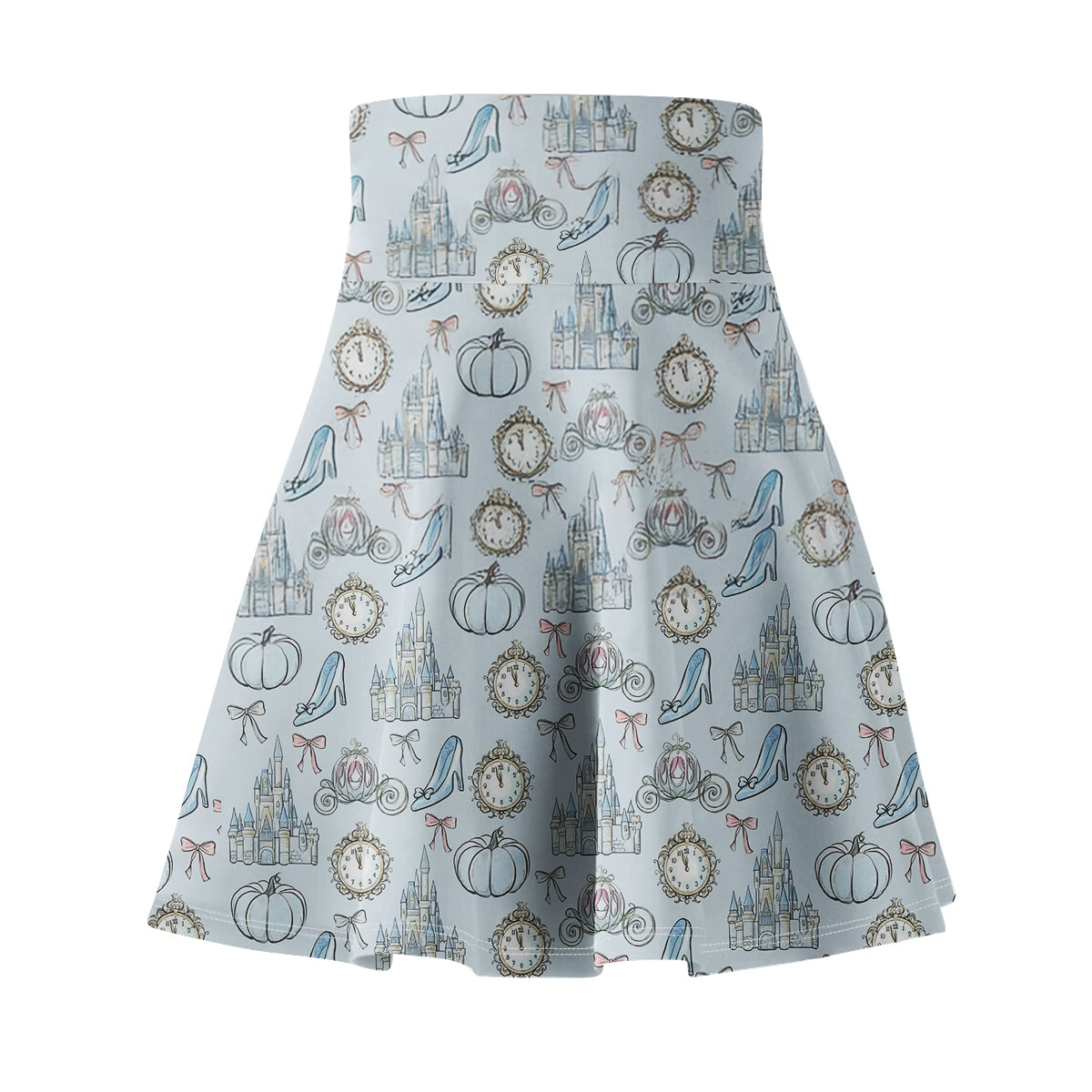 Glass Slipper Skater Skirt, Princess Skater Skirt