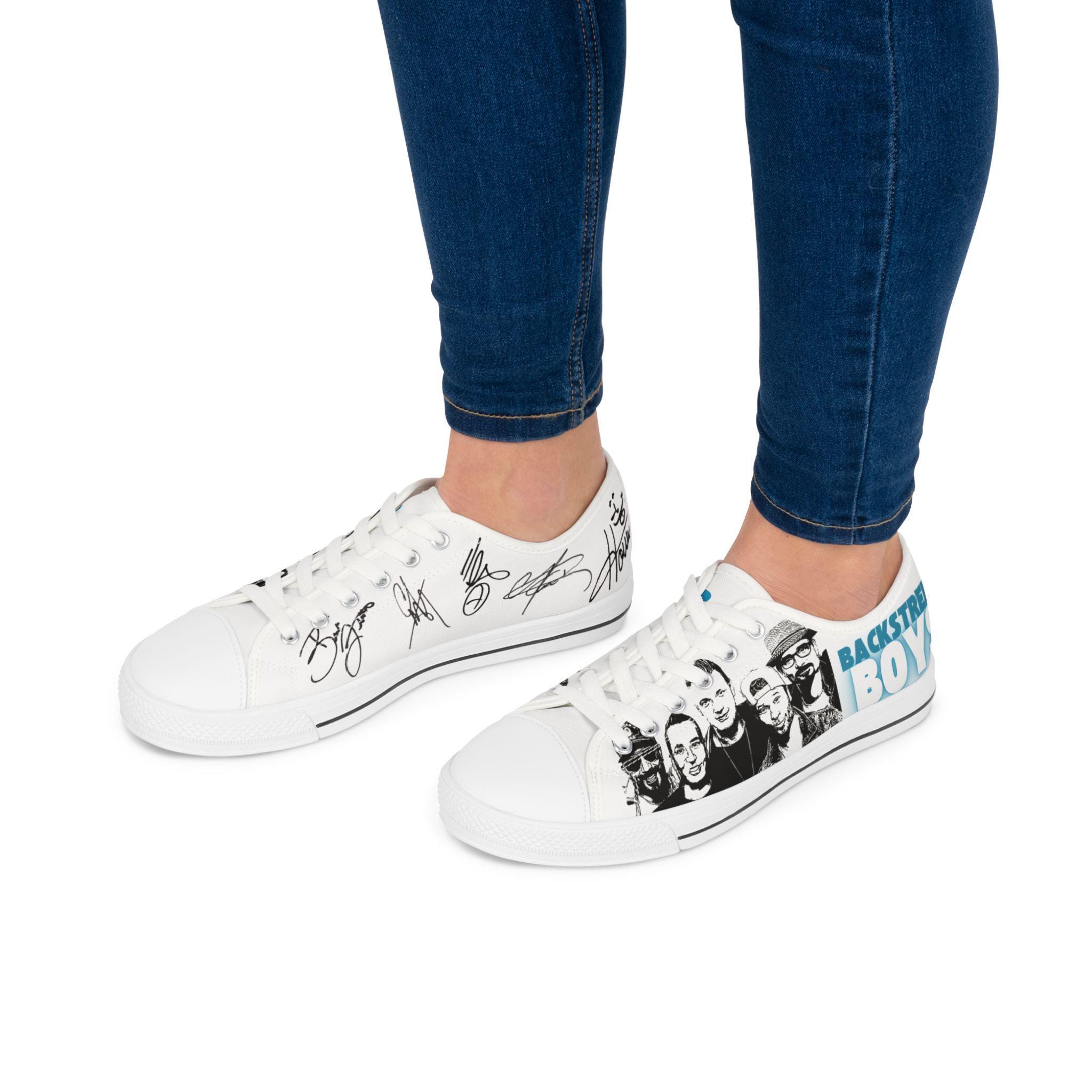 Backstreet Boys Signature Low Top Sneakers | Casual Concert Footwear