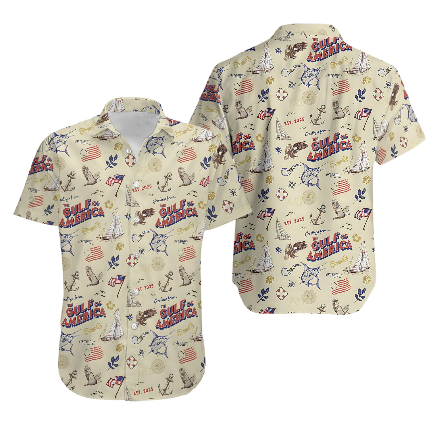 Blaze Media Merch Store The Gulf Of America Hawaiian Shirt