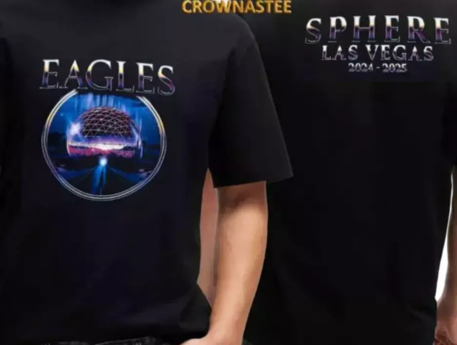 Eagles Band Sphere Las Vegas 2024 2025 Two Sided T-shirt