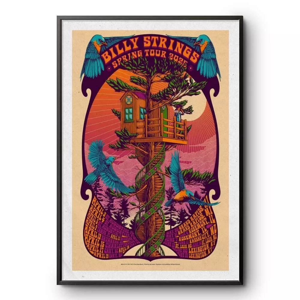 Poster Billy Strings Spring Tour 2025
