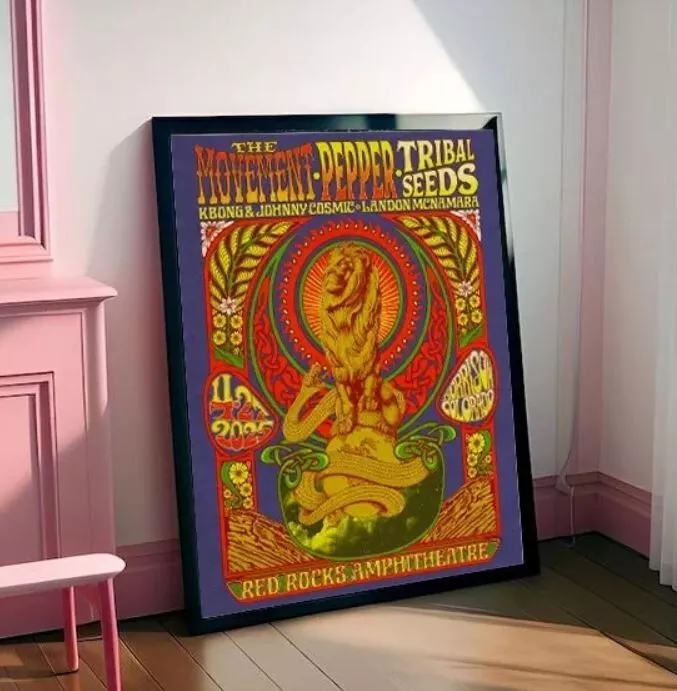 The Movement & Pepper & Tribal Seeds April 27, 2025 Red Rocks Amphitheatre Poster