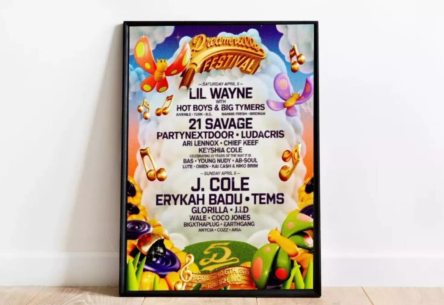 Dreamville Festival 2025  Poster Lineup On April 2025