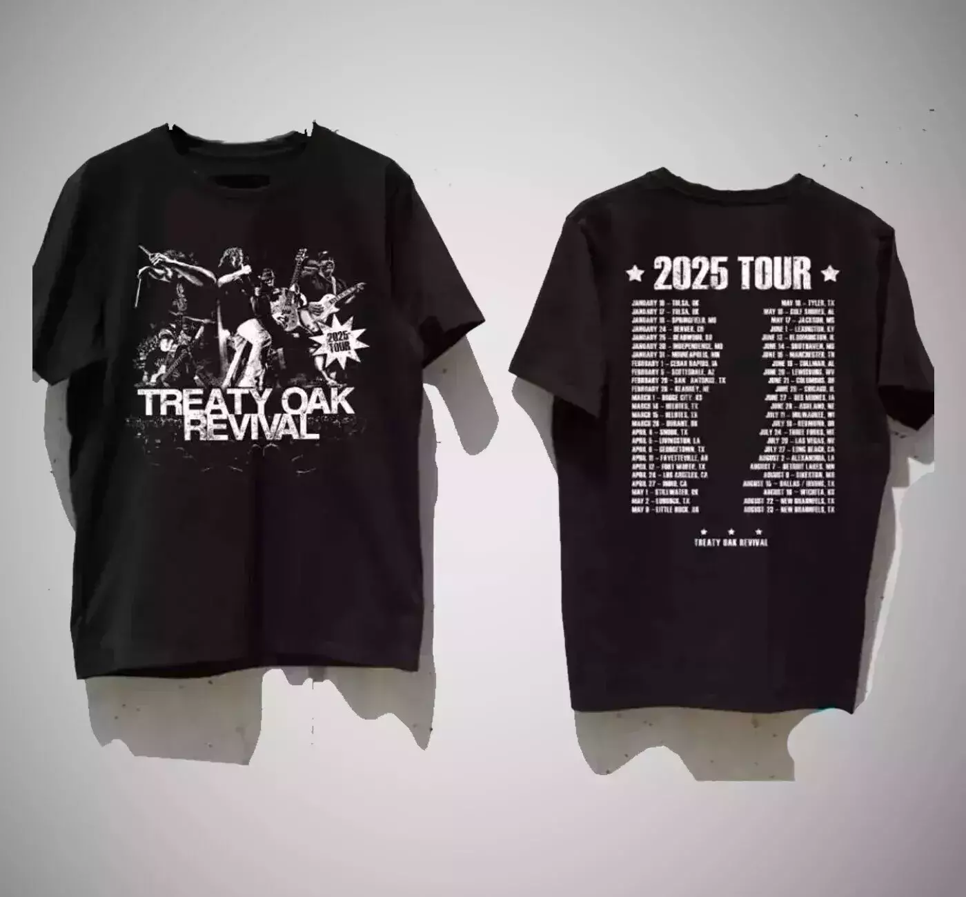Treaty Oak Revival 2025 Tour Unisex All T-shirt