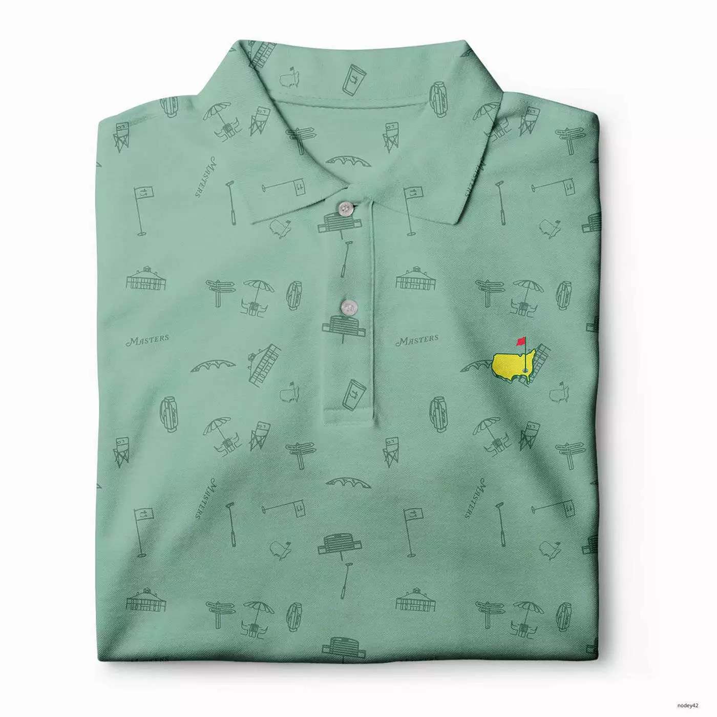 Masters Golf Polo Shirt 2024 Pga Performance Outdoors Shirt Logo Printed Gift