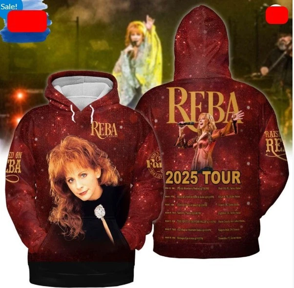 Reba Mcentire 2025 Tour Merch 3d Hoodie