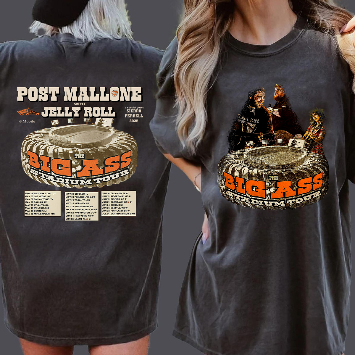 Post Malone Shirt, Posty Jelly Tour Shirt, Post Malone Tour 2025 Shirt