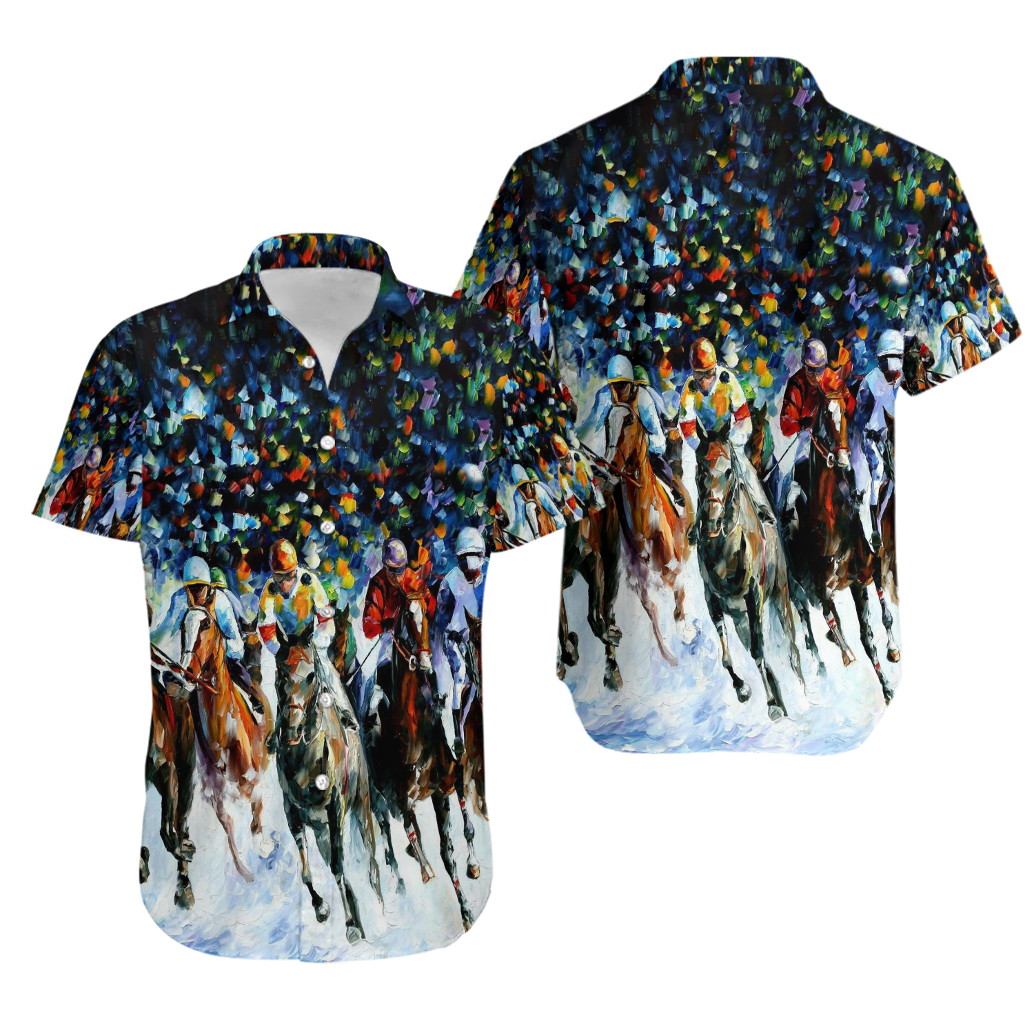 2025 Kentucky Derby Hawaiian Shirt  Horse Racing Button Down Shirt
