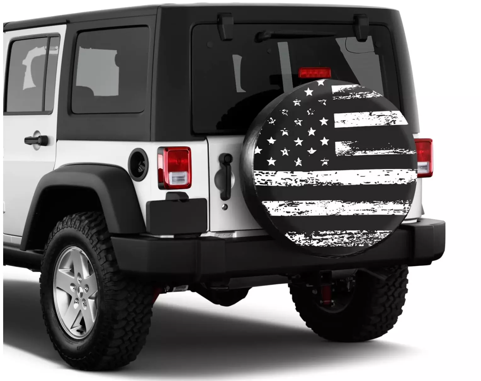 American Flag Spare Tire Cover