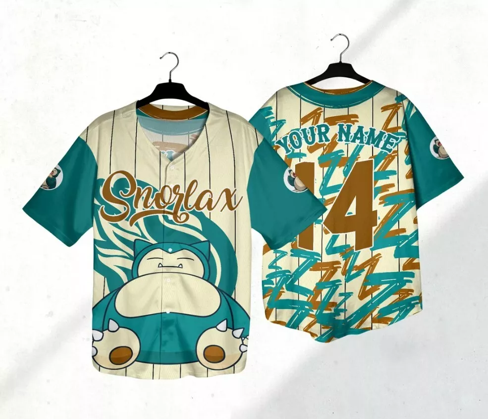 Personalized Sn Lax Baseball Jersey Shirt Custom Name Jersey Anime Jersey