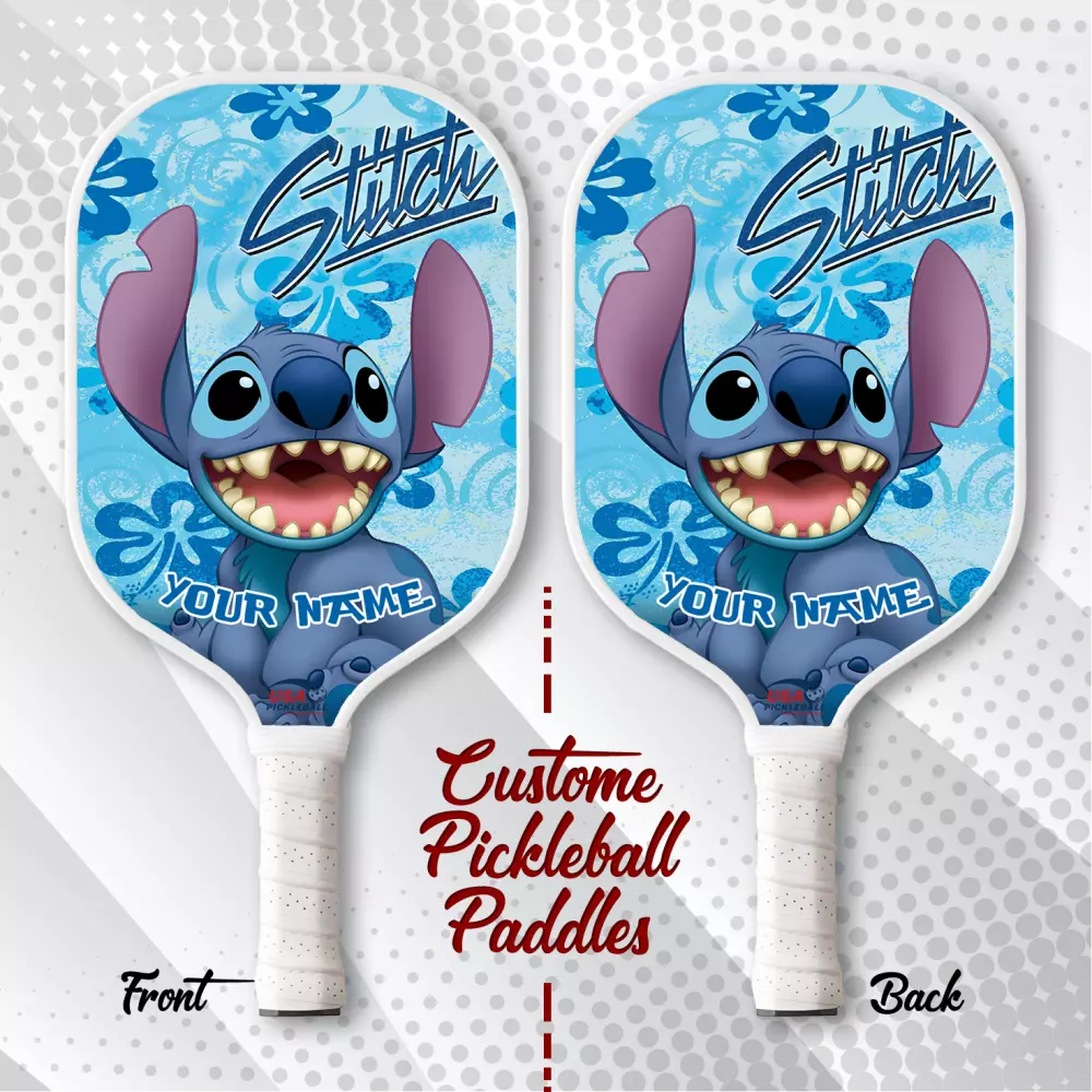 Personalized Stitchh Laughed Pickleball Paddle, Can Be Used As A Gift For