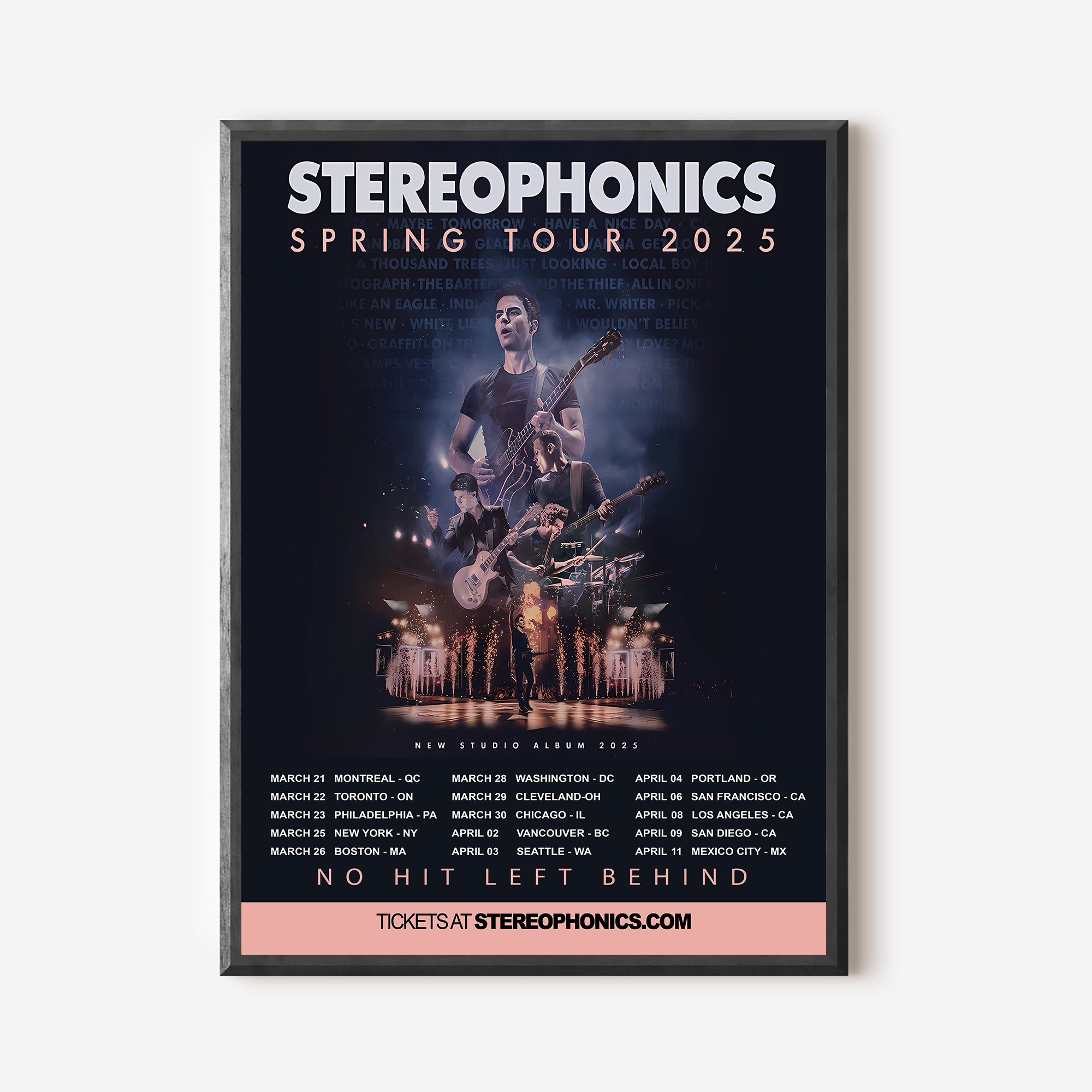Stereophonics Set First Headline Tour In Six Years For Spring 2025 Poster
