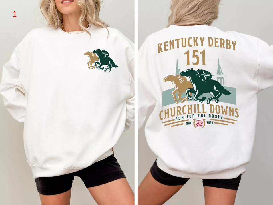 Kentucky Derby Sweatshirt, 151stderby Shirt, Churchill Downs Racing