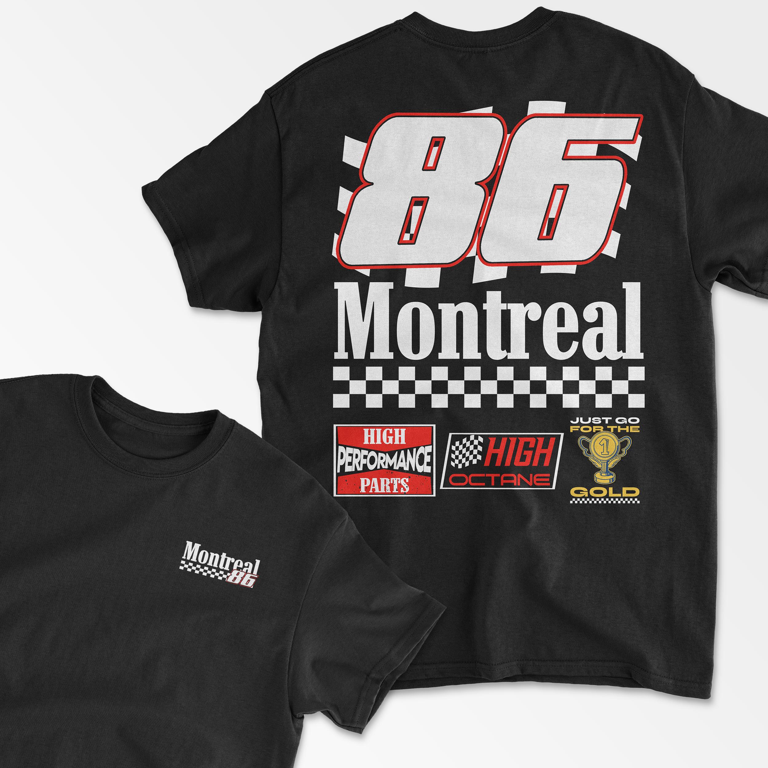 Montreal Canada Racing T-shirt | Inspired Grand Prix Tee | Vintage Motorsports Apparel