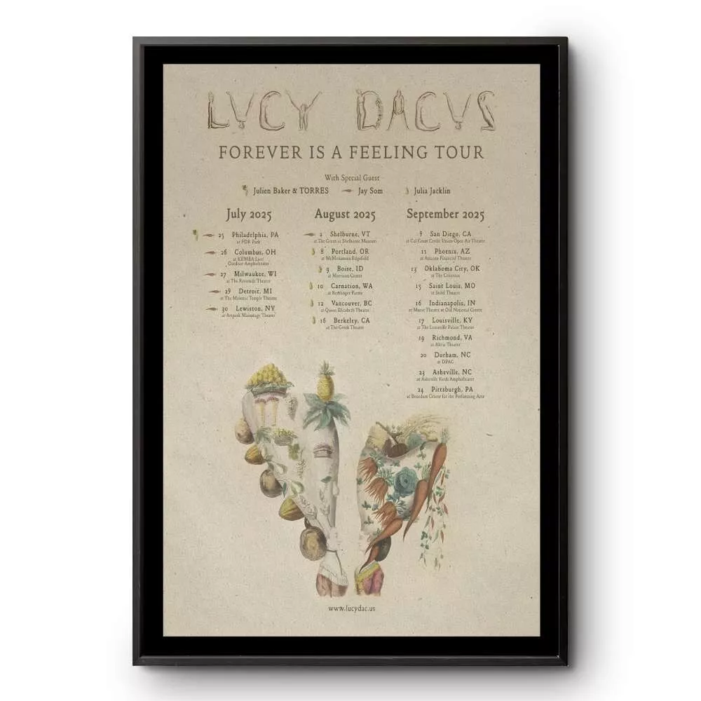 Lucy Dacus Forever Is A Feeling Tour 2025 Poster