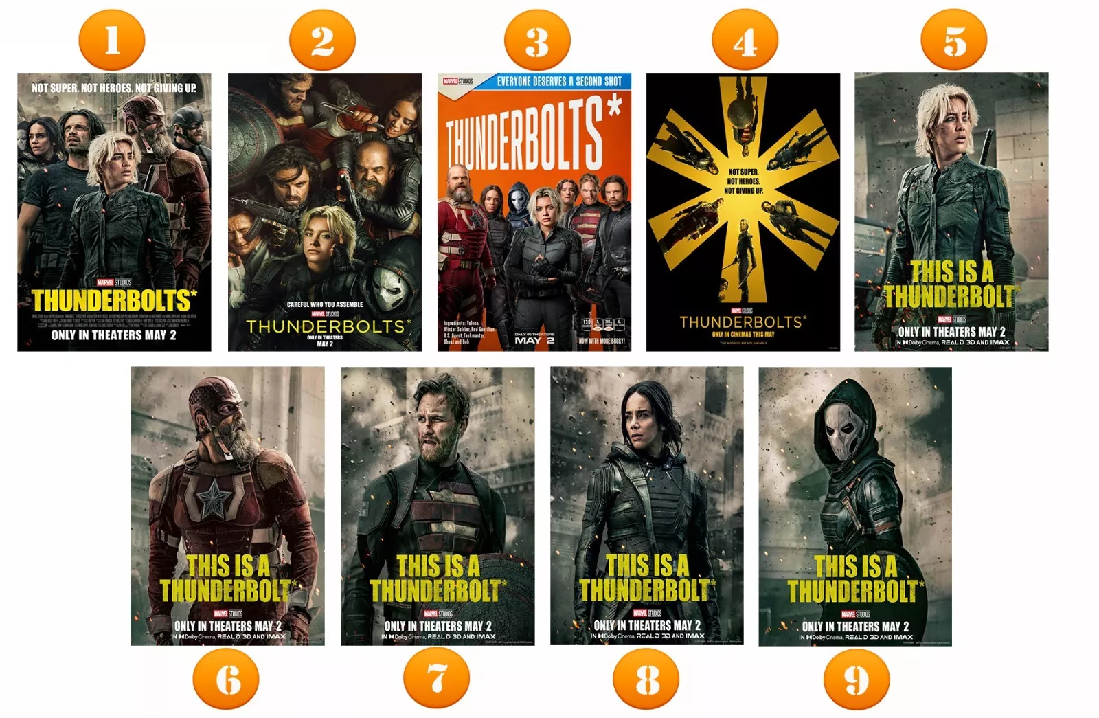Thunderbolts* (2025) Movie Poster, Movie Poster