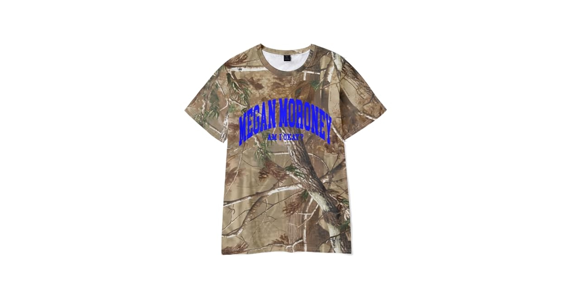 Megan Moroney Am I Okay? Real Tree Camo Tee T Shirt