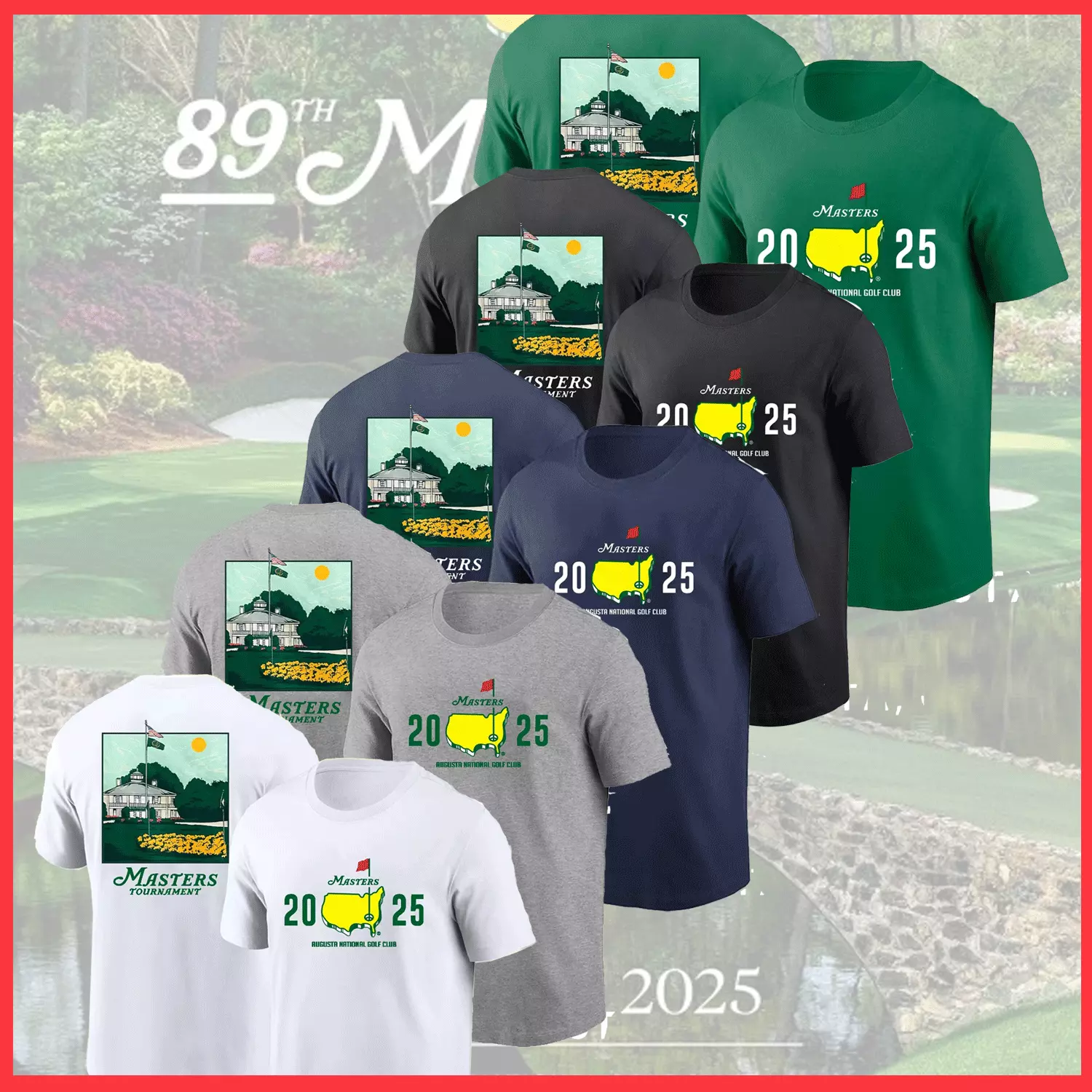 2025 Masters Tournament Augusta National Golf Club, The Master Tournament Shirt