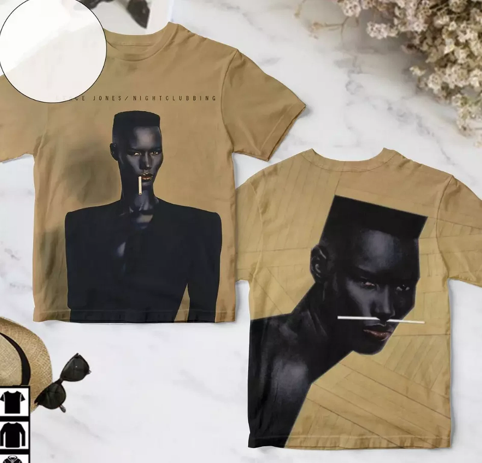 Grace Jones Nightclubbing Album Cover Aop 3d T-shirt