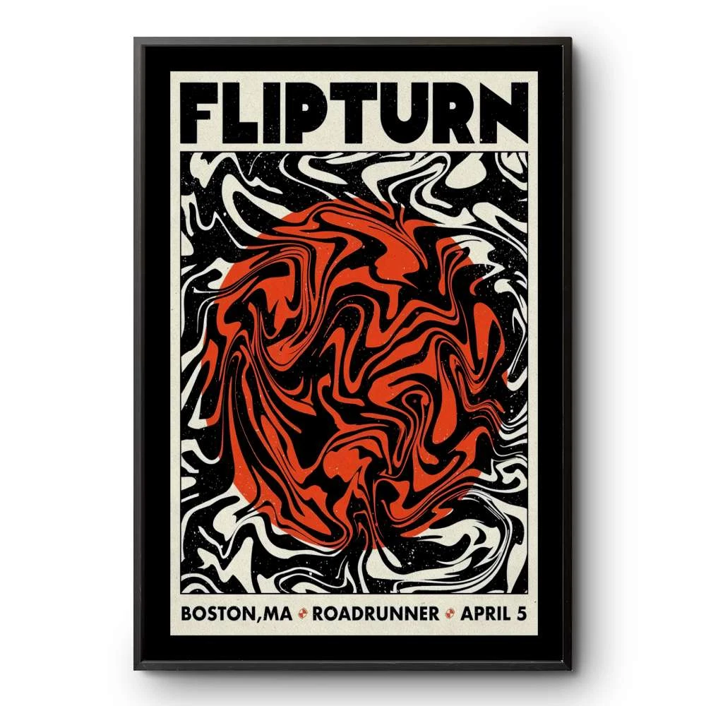 Flipturn Apr 5 2025 Roadrunner In Boston, Ma Tour Poster