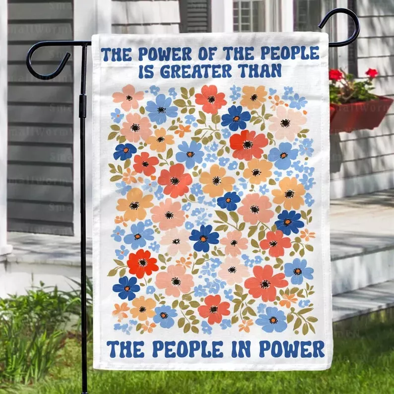 Resist Dissent Persist Flag, Hands Off Our Democracy Yard Sign