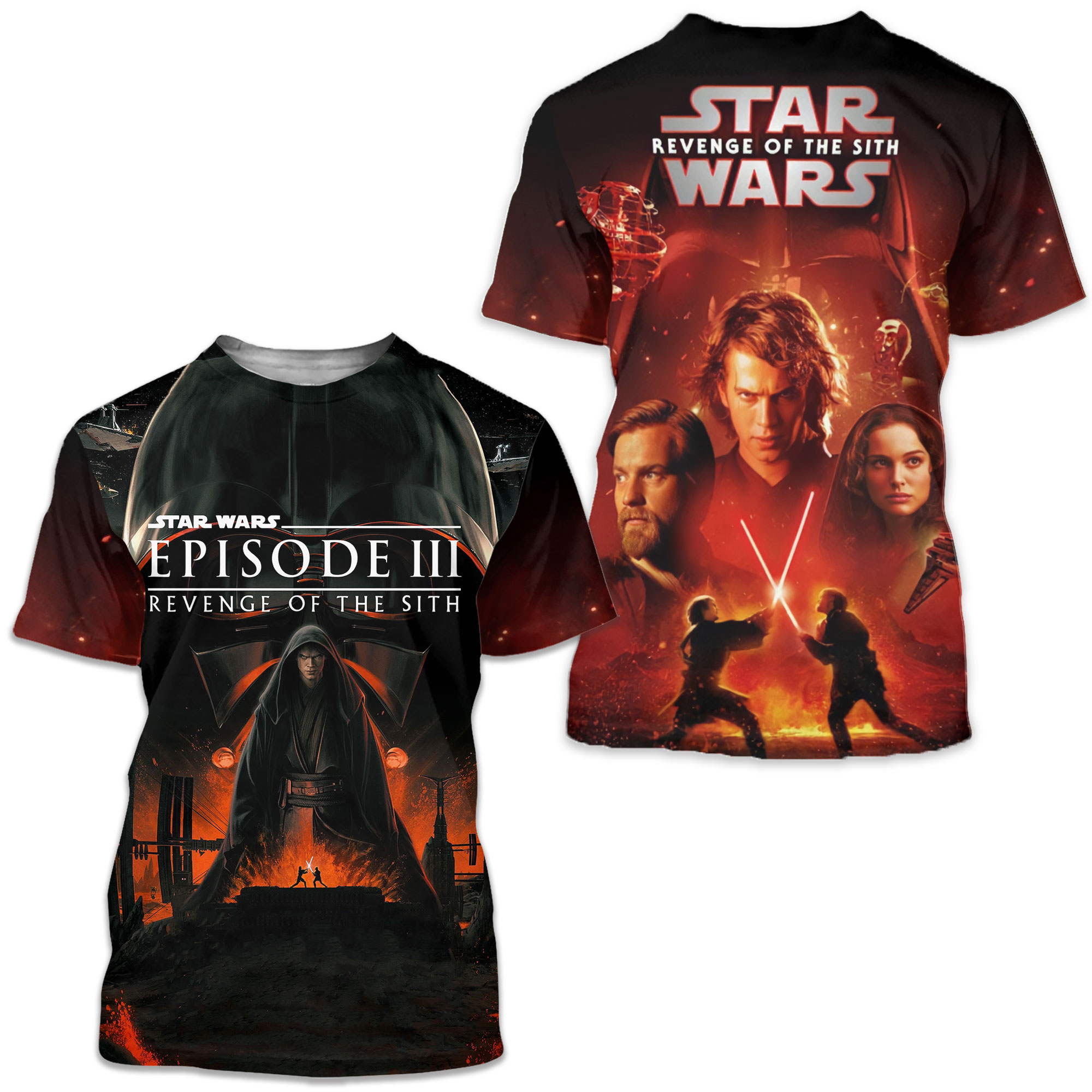 Revenge Of The Sith 20th Anniversary 3d T-shirt For Men Women