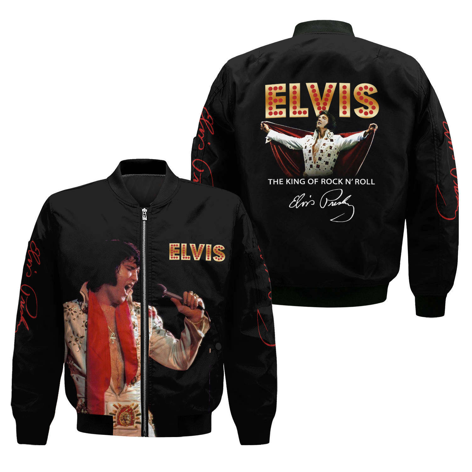 Elvis Presley 3d Bomber Jacket