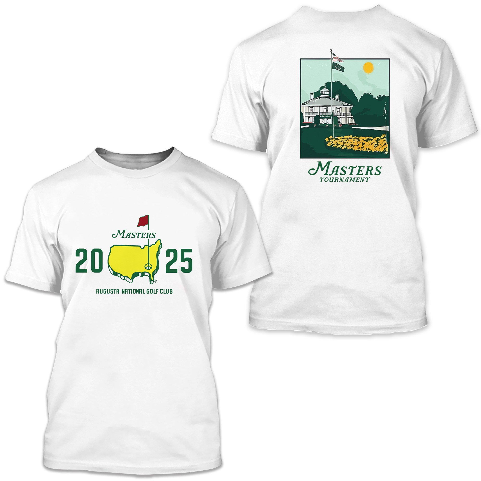 2025 Masters Tournament Augusta National Golf Club 3d Shirt