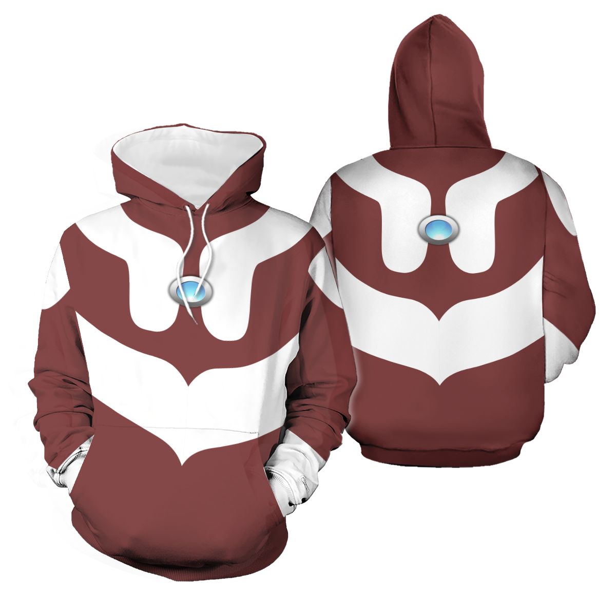 3d Ultraman Custom Cosplay Costume Hoodie