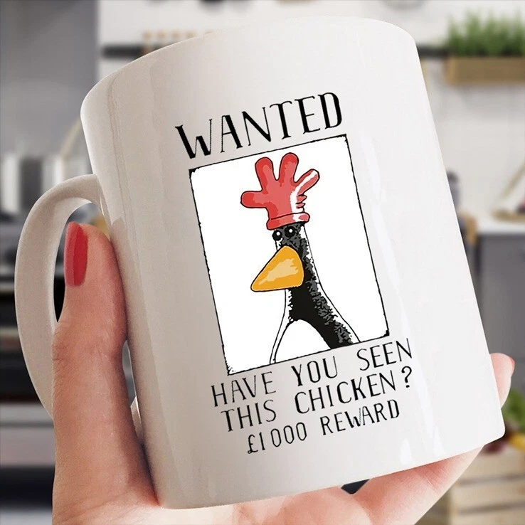 Feathers Mcgraw Wallace &amp; Gromit Mug, Home Decor, Wall Decor