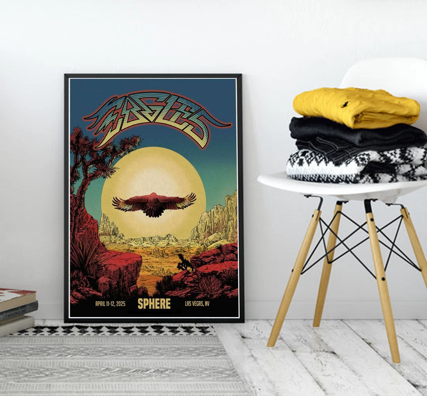 Eagles Sphere Las Vegas, Nv Apr 11-12 2025 Tour Poster