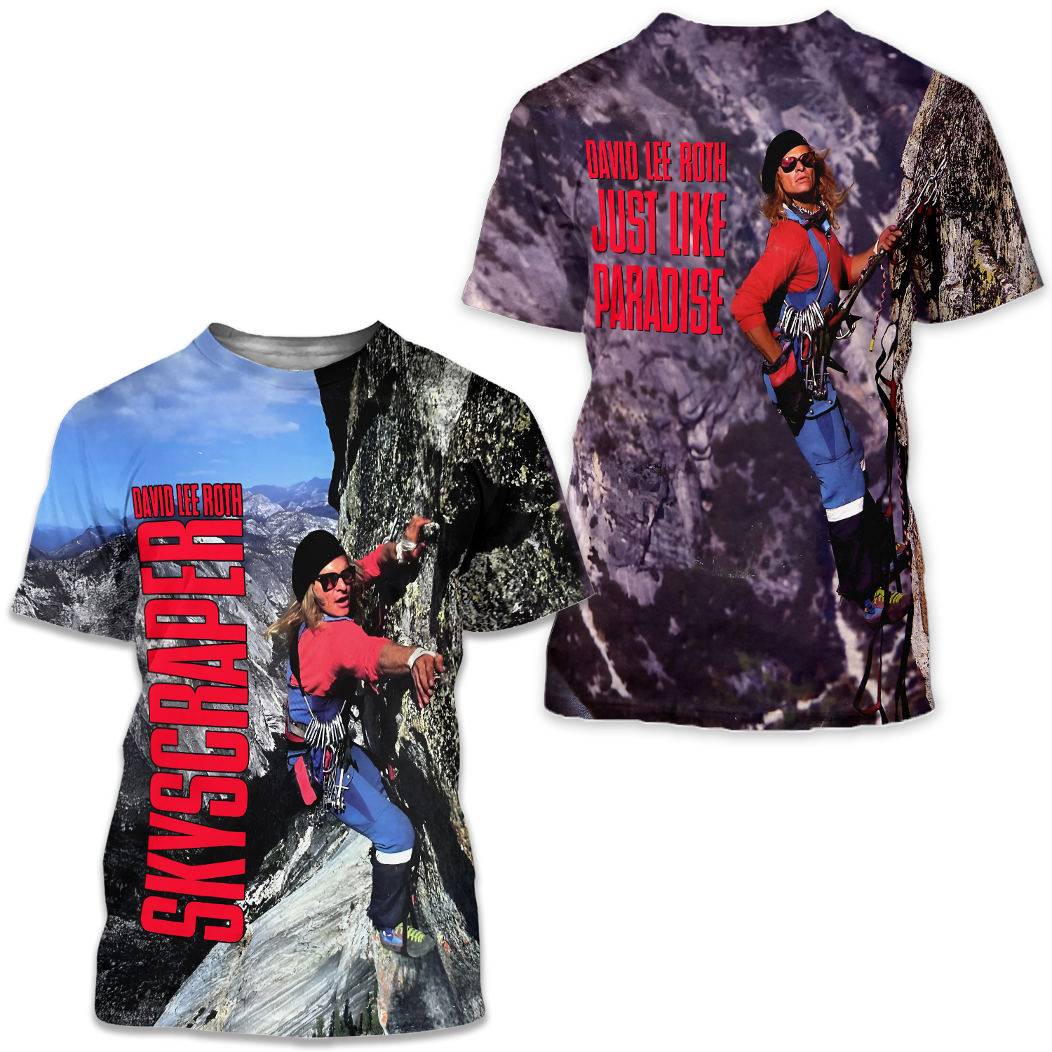 David Lee Roth Skyscraper Album Cover Aop 3d T-shirt
