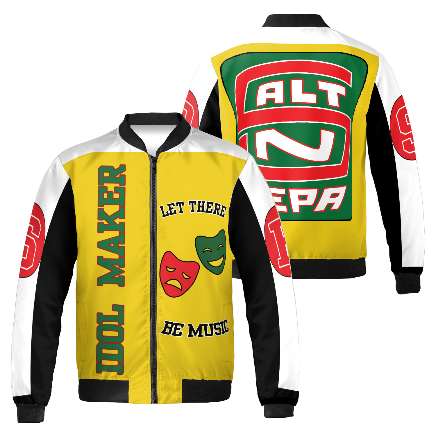 Jacket Idol Maker Let There Be Music Salt N Pepa Push It 80s Rap 8 Ball Unisex