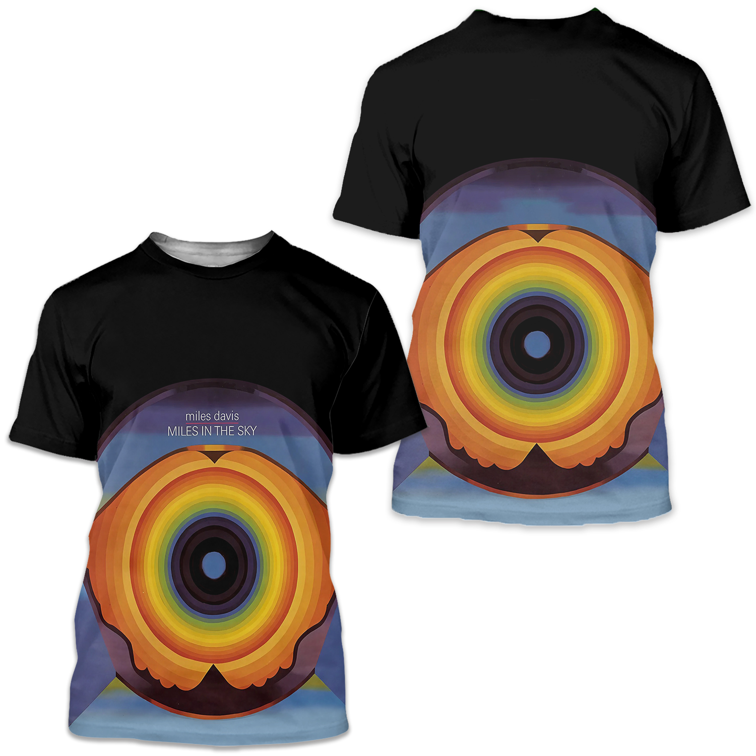 Miles Davis Miles In The Sky Album Cover Aop 3d T-shirt