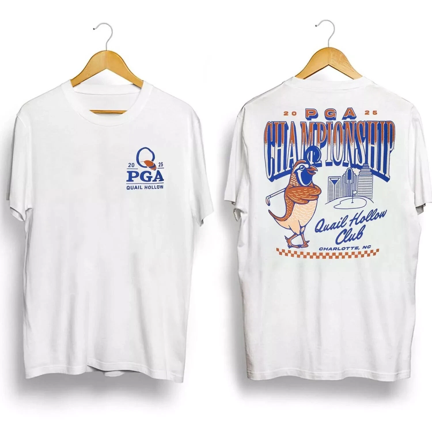 Barstool 2025 Pga Championship Quail Charlotte Clubhouse T-shirt