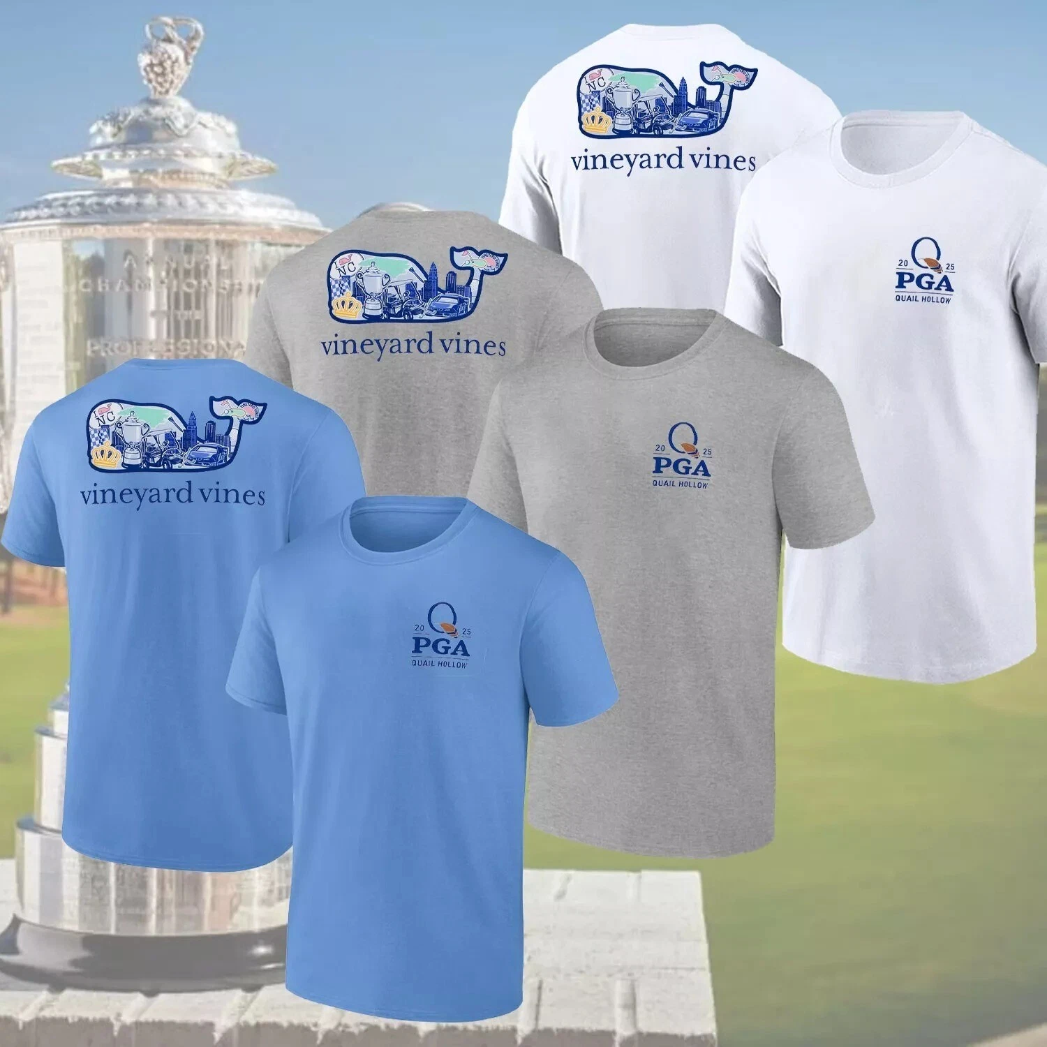 2025 Pga Championship Charlotte Whale T-shirt