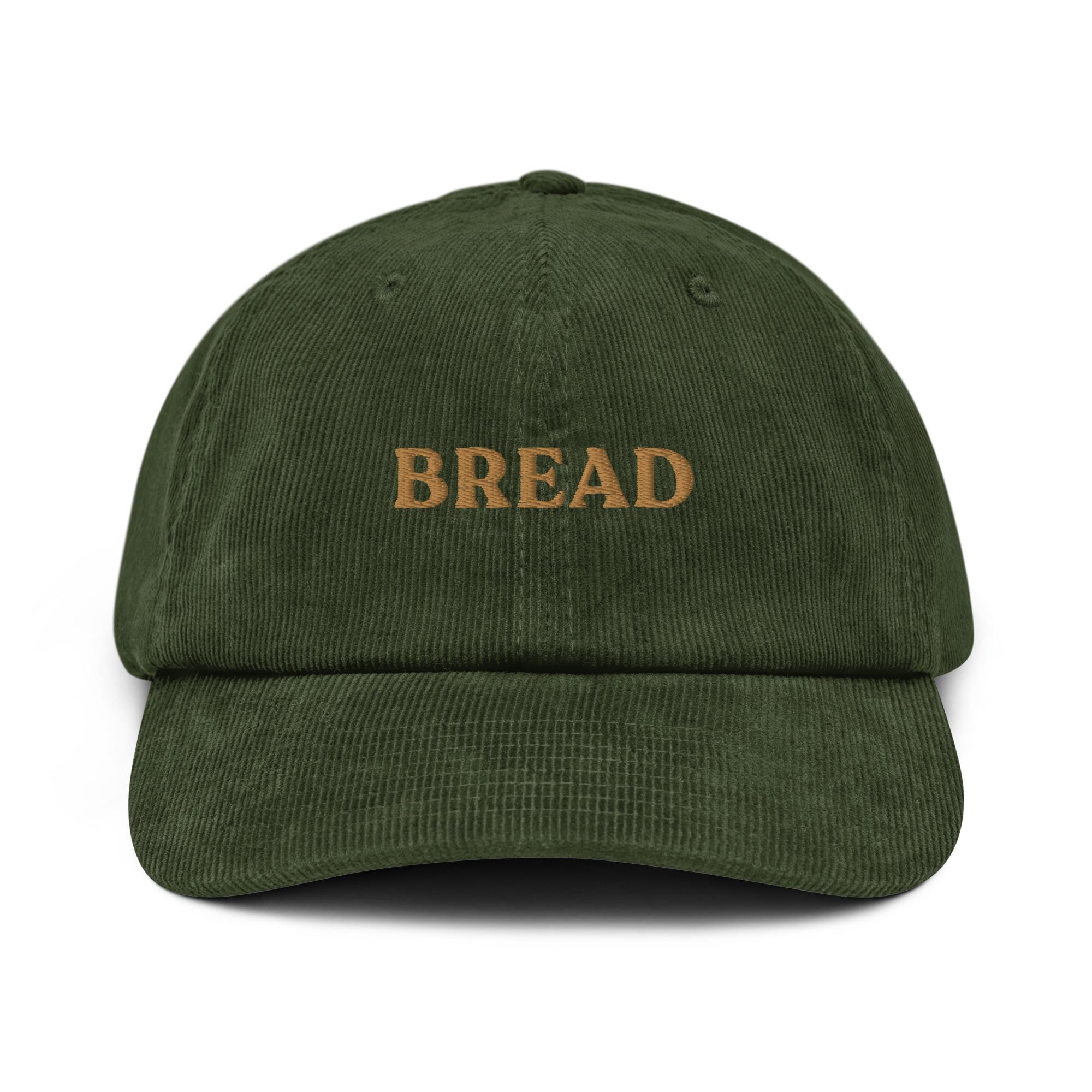 Bread Corduroy Hat Baker Embroidered Baseball Cap Unisex Hat Bakery Focaccia