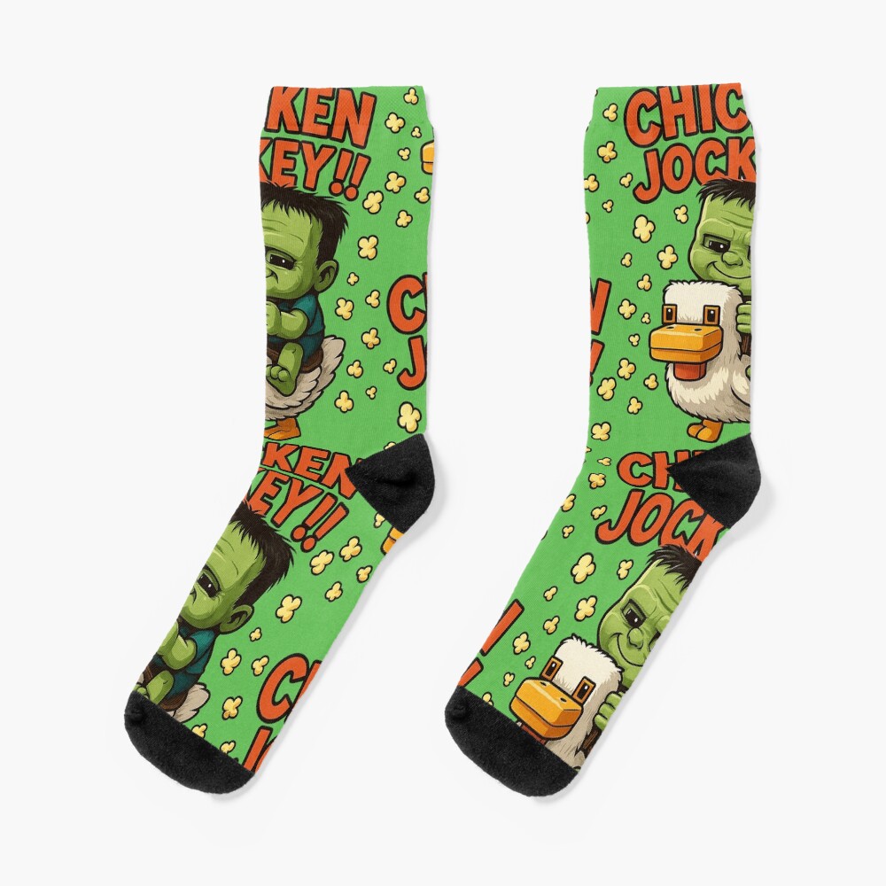 Chicken Jockey Minecraft Socks