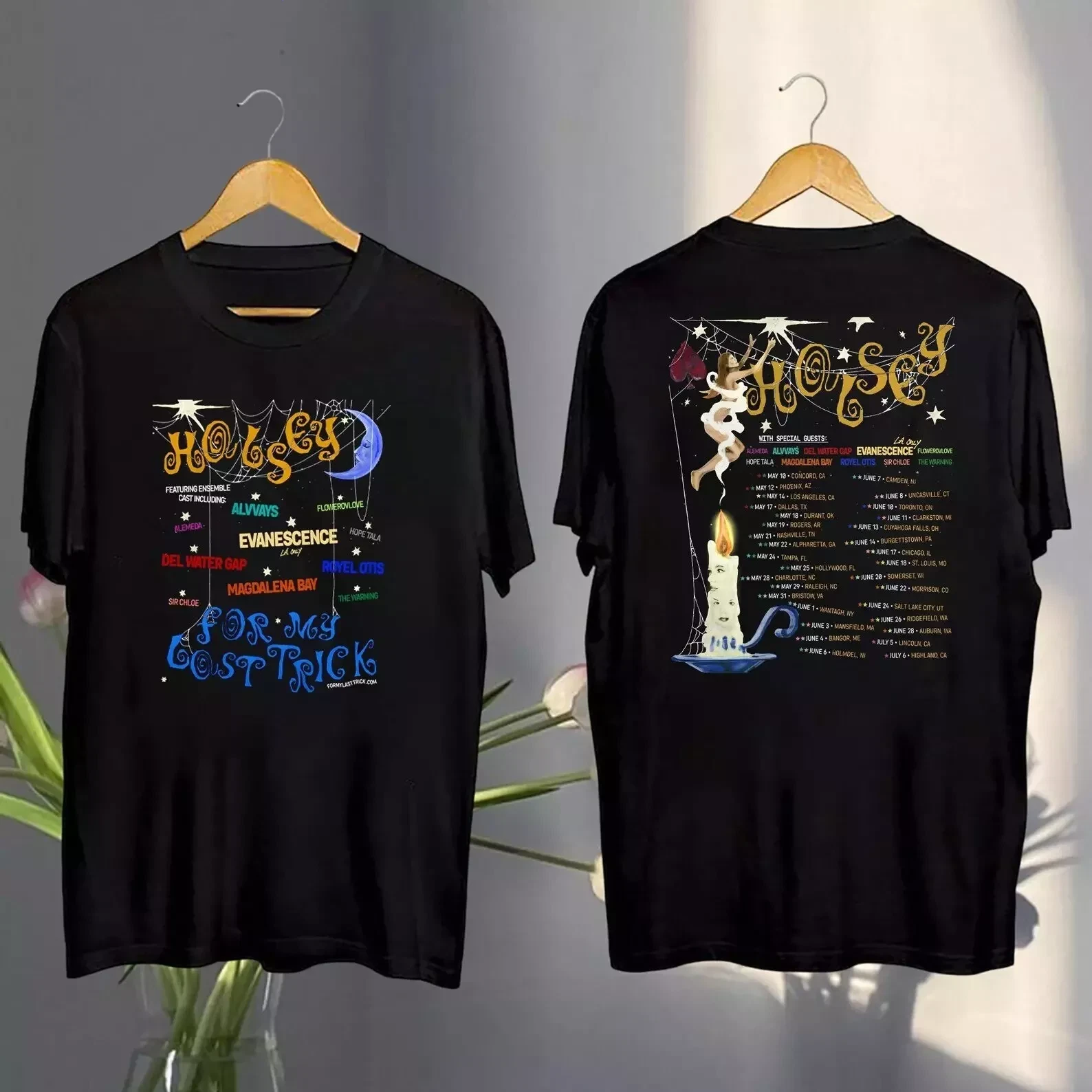 Halsey For My Last Trick The Tour Dates 2025 T-shirt