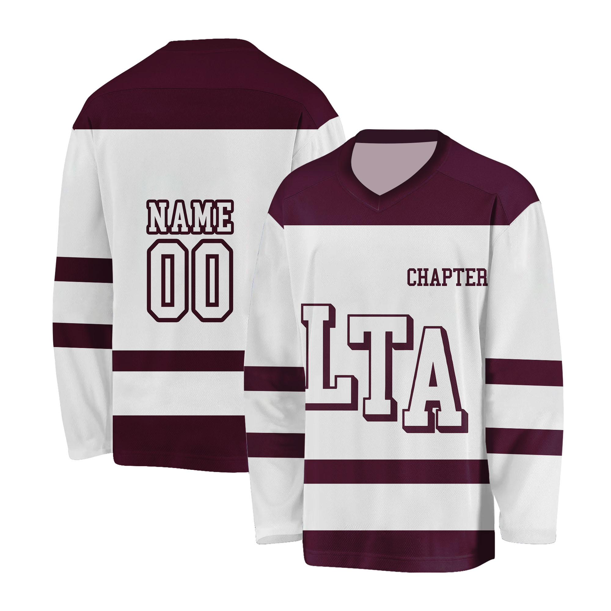 Lambda Theta Alpha Sublimated Custom Hockey Jersey