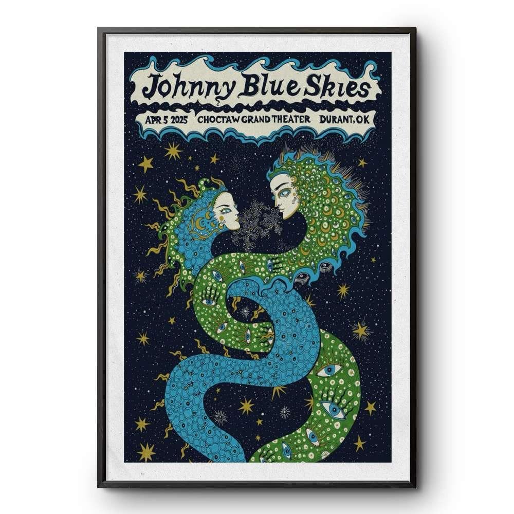 Johnny Blue Skies Show Apr 5 2025 Choctaw Grand Theater, Durant, Ok Poster